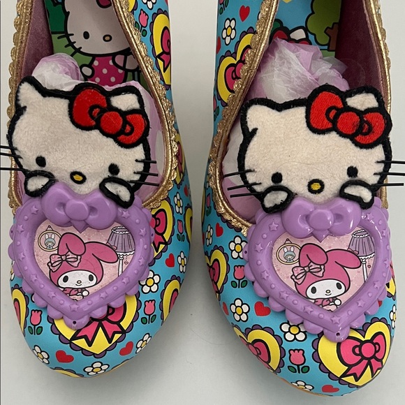 Irregular Choice Hello Kitty Women's Blue and Purple Shoes Size 43 - Picture 5 of 5